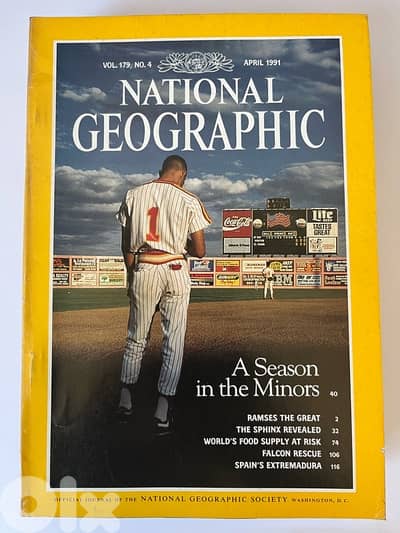 National Geographic Magazine April 1991 - A Season in the Minors