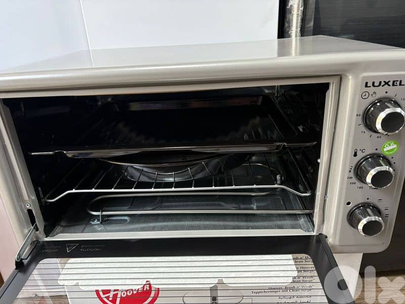 Electric Oven Luxell 50L Silver فرن كهرباء لوكسل فضي 1