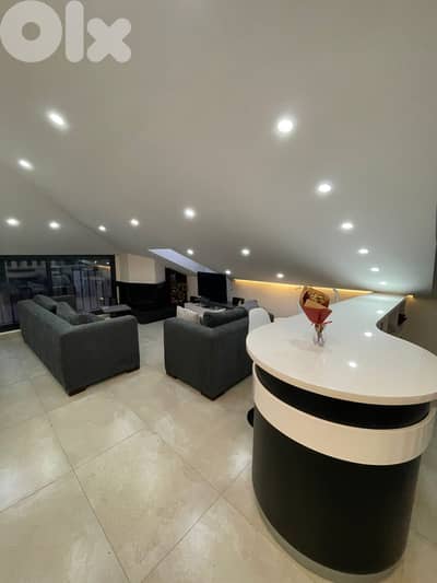 FULLY FURNISHED APARTMENT FOR RENT IN MANSOURIEH + CHIMNEY, (MANR-295)