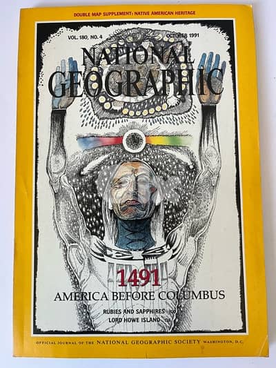 National Geographic Magazine October 1991 - America Before Columbus