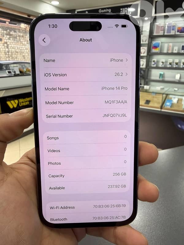 IPHONE 14PRO 256GB USED 3