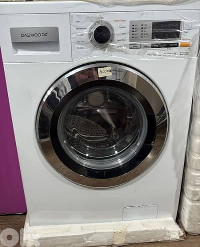 Washer Daewoo 11kg Ag+ NANO Silver