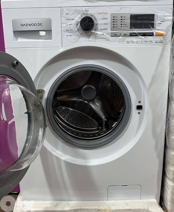 Washer Daewoo 11kg Ag+ NANO Silver 1
