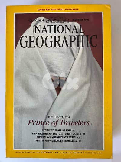 National Geographic Magazine December 1991 - Prince of Travelers