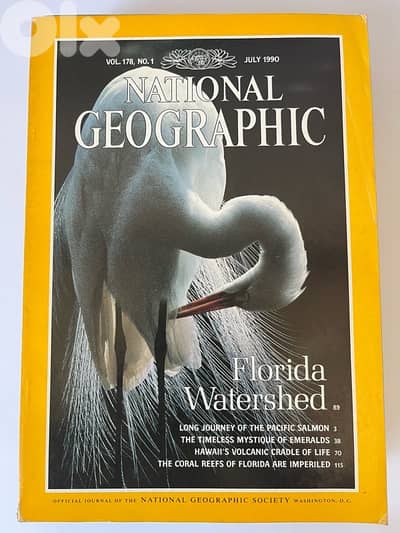 National Geographic Magazine July 1990 - Florida Watershed