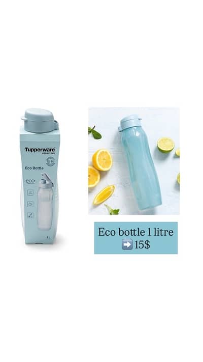 Tupperware eco bottles
