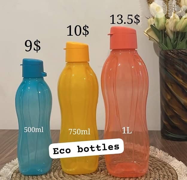 Tupperware eco bottles 2