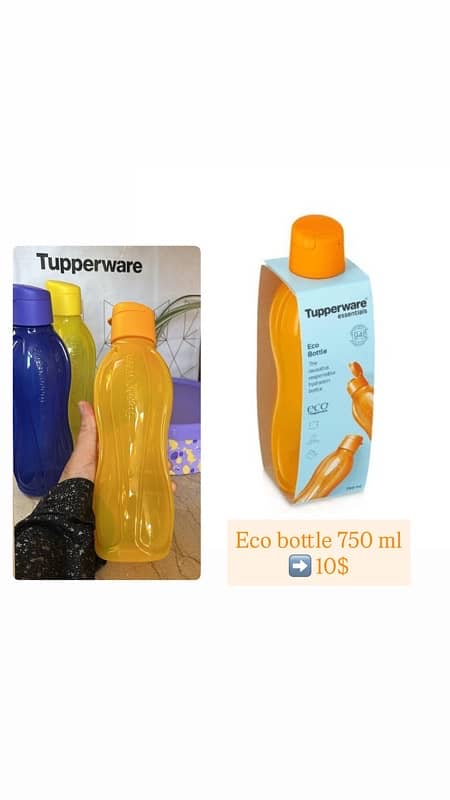 Tupperware eco bottles 5