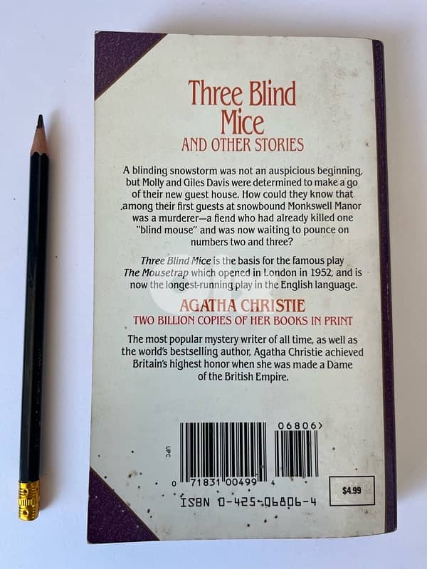 Three Blind Mice - Agatha Christie 1