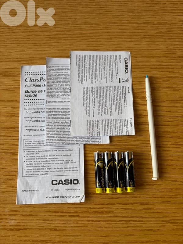 Casio ClassPad 2 fx-CP400+E (calculatrice programmable) 6