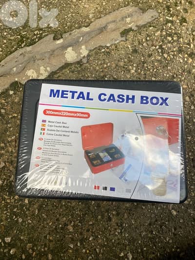 Metal Cash Box with Security Lock