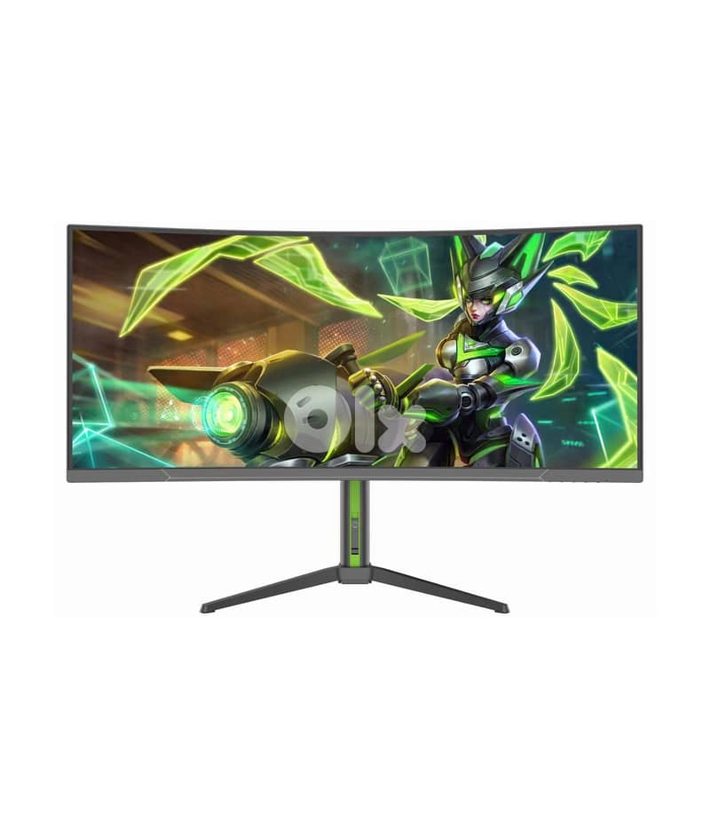 ERGOFLEX 34” 3K+ 165HZ ADJUSTABLE ULTRA WIDE MONITOR 1