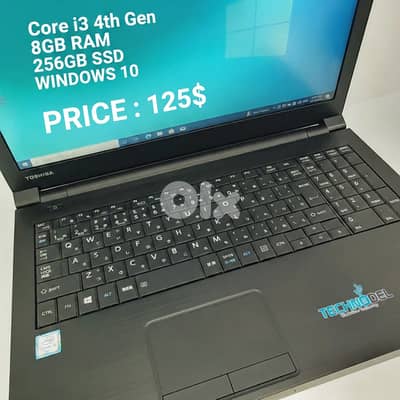 Toshiba 15.6" Core i3 laptop