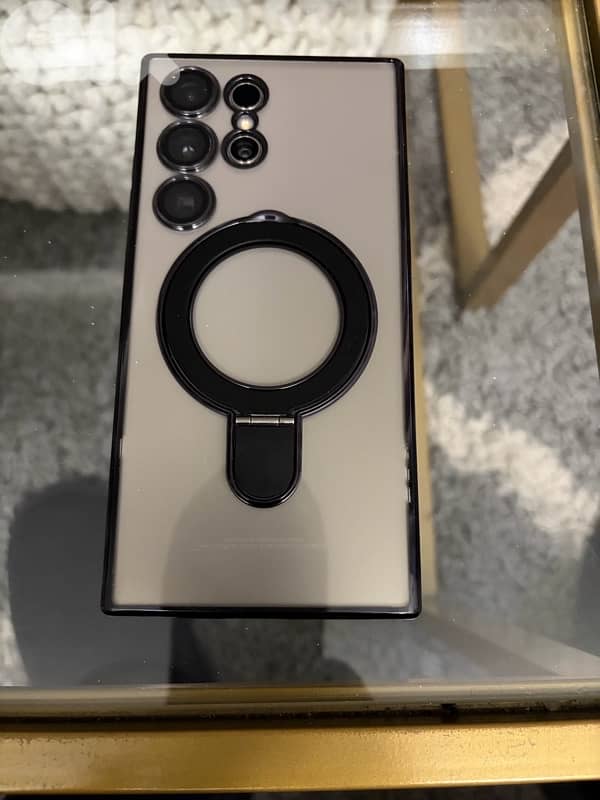 Samsung S24 Ultra with back cover and screen protection barely used 1