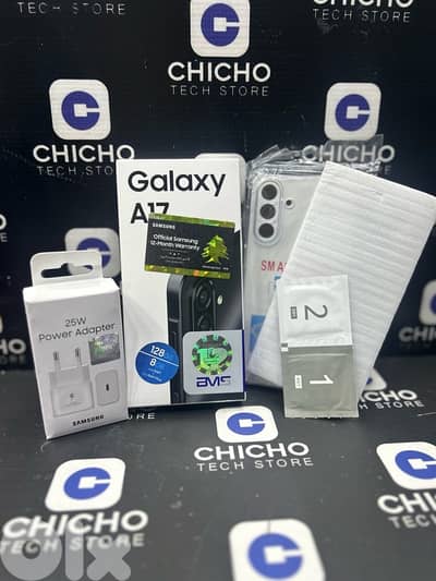 Samsung A17 8/128gb +Charger 25W +Cover&protection (Limited offer)