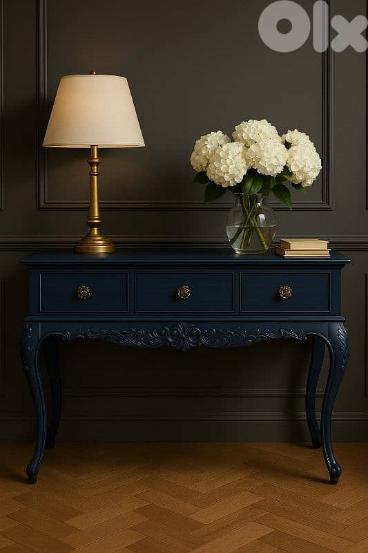 antique refurbished dresser or console 2