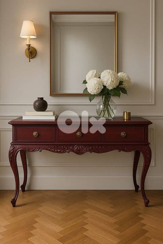 antique refurbished dresser or console 3