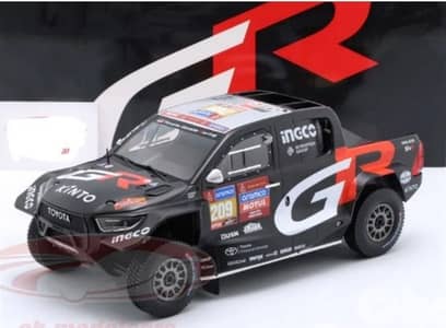 Toyota GR Hylux Evo (Rally Dakar 2024) diecast car model 1;18