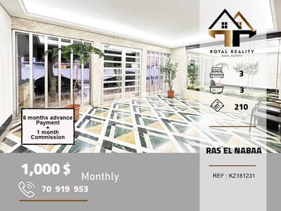 apartments for rent in ras al nabaa Beirut شقق للايجار في راس النبع