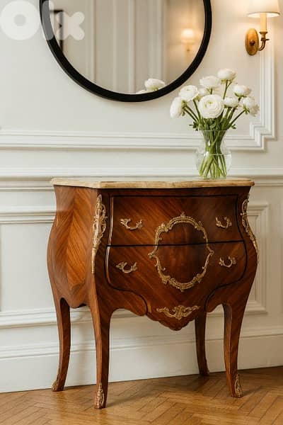 antique mini console