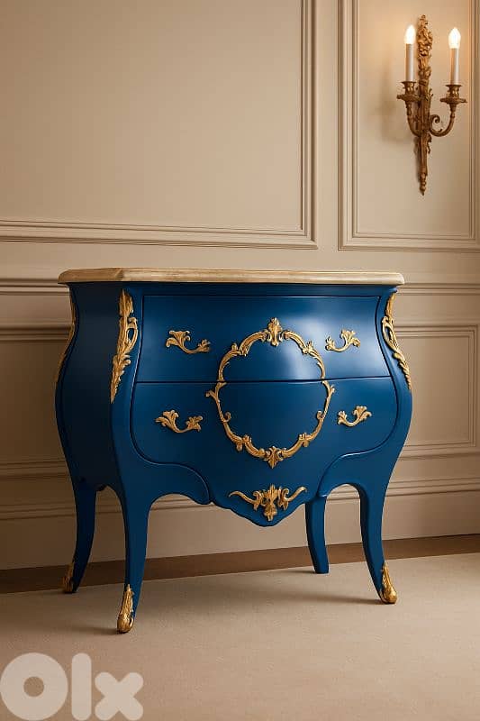 antique mini console 2