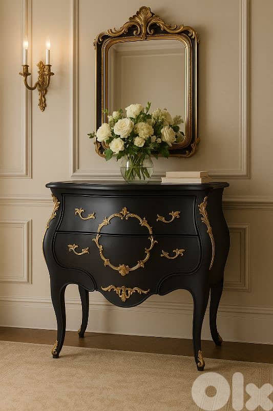 antique mini console 4