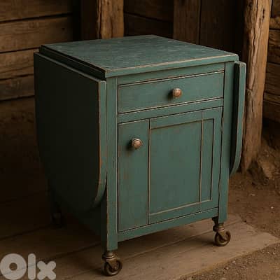 antique foldable table