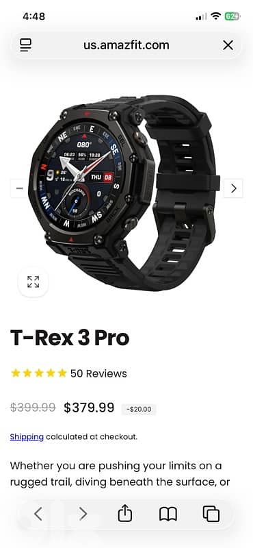 Amazfit T-Rex 3 Pro