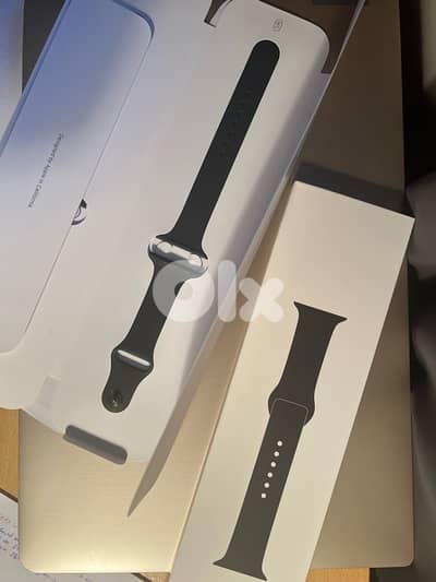 Open Box Apple Watch Band 44mm Black Sport Band