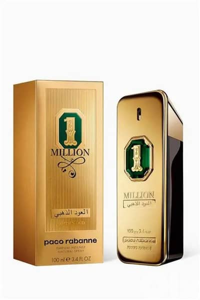 GIFT 1 MILLION GOLDEN  PERFUME MEN العود الذهبي ORIGINALE