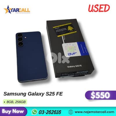 Samsung Galaxy S25 FE  8GB, 256GB