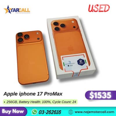 Apple iphone 17 ProMax  256GB,
