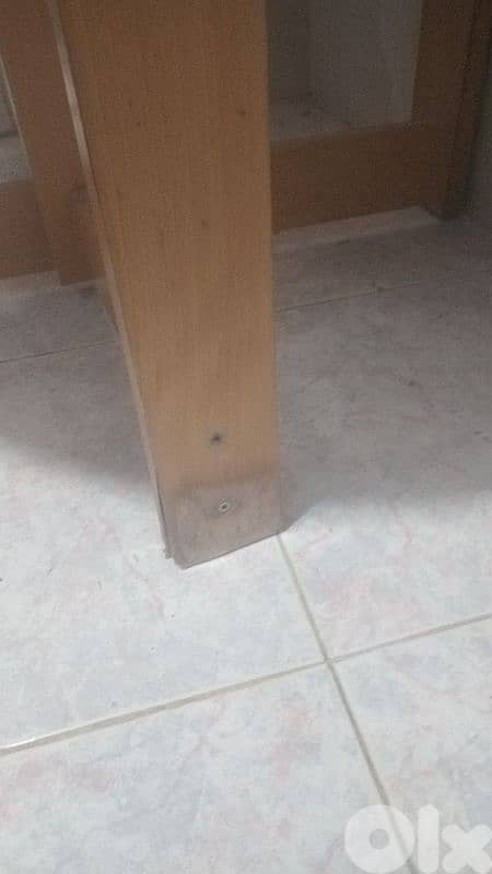 طاولة خشب طبيعي مرتب متنطوى 3