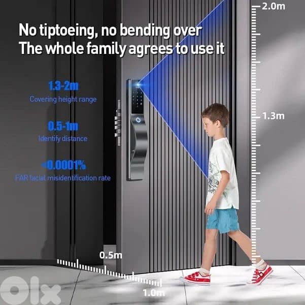 Smart Digital Door Lock 3D Face D-113 Recognition 1