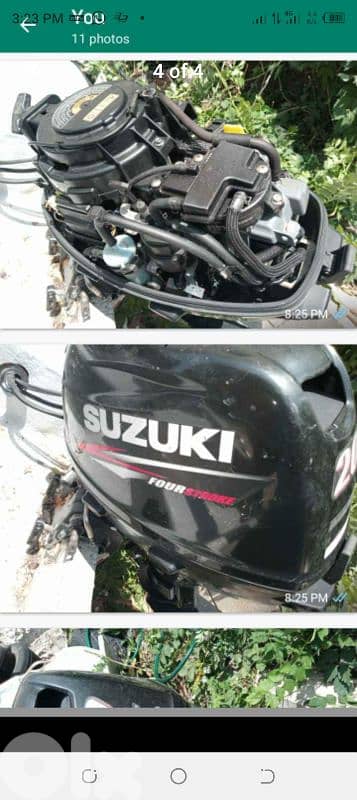 suzuki 20hp 4 stroke + remote + boite + wra2 sayd 1