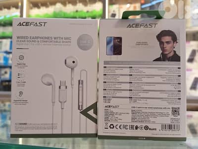 ACEFAST WIRED EARPHONES WITH MIC FOR USB-C DEVICES L7
