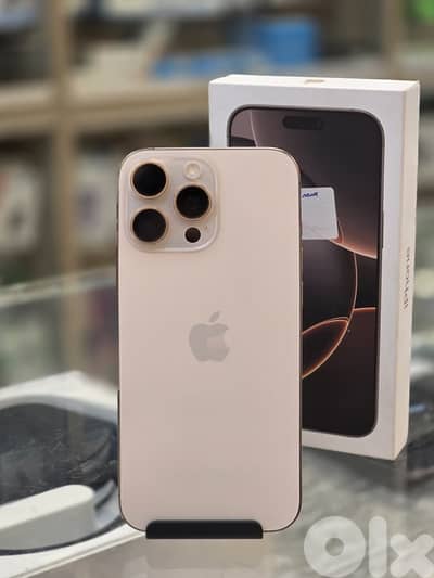 Used 16 pro max 512 gb  Desert