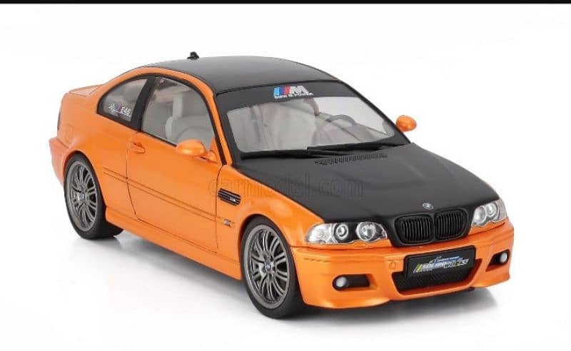 BMW M3 (E46) 2000 diecast car model 1;18 3