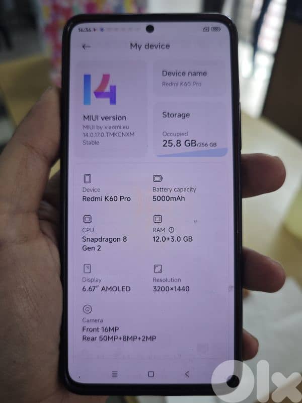 Redmi K60 pro used 2