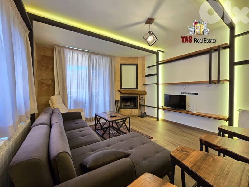 Faraya 65m2 | Fully Furnished | Rent | Decorated Flat | New | DA | 1