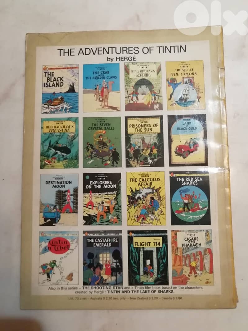 two old prints of "Tintin" mags softcover for 30$ 2