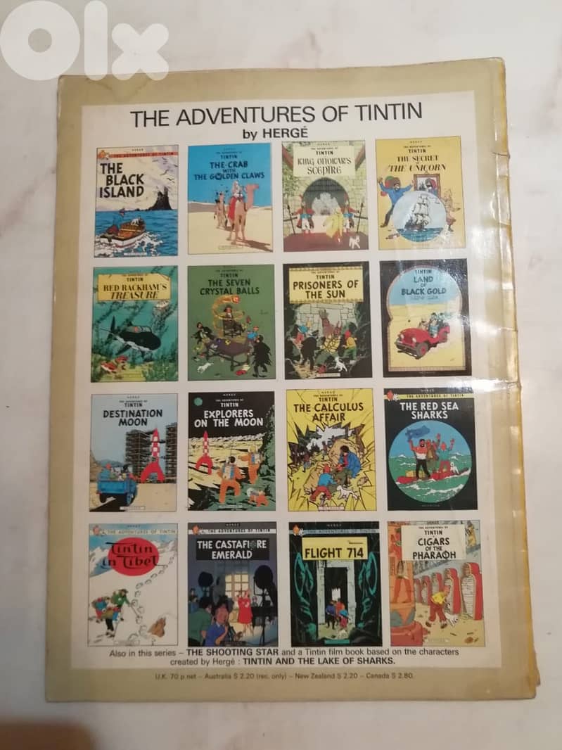 two old prints of "Tintin" mags softcover for 30$ 3
