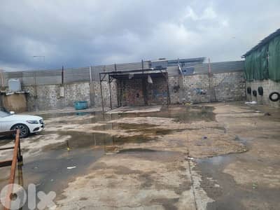 ارض للايجار ١٠٠٠متر الطريق العام المنطقه الصناعيه جاهزة