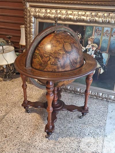 antique italian bar cart trolley