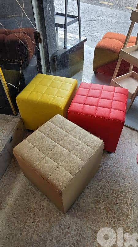 مكعبات جلد كل الألوان.   Cubics leather all colors 1