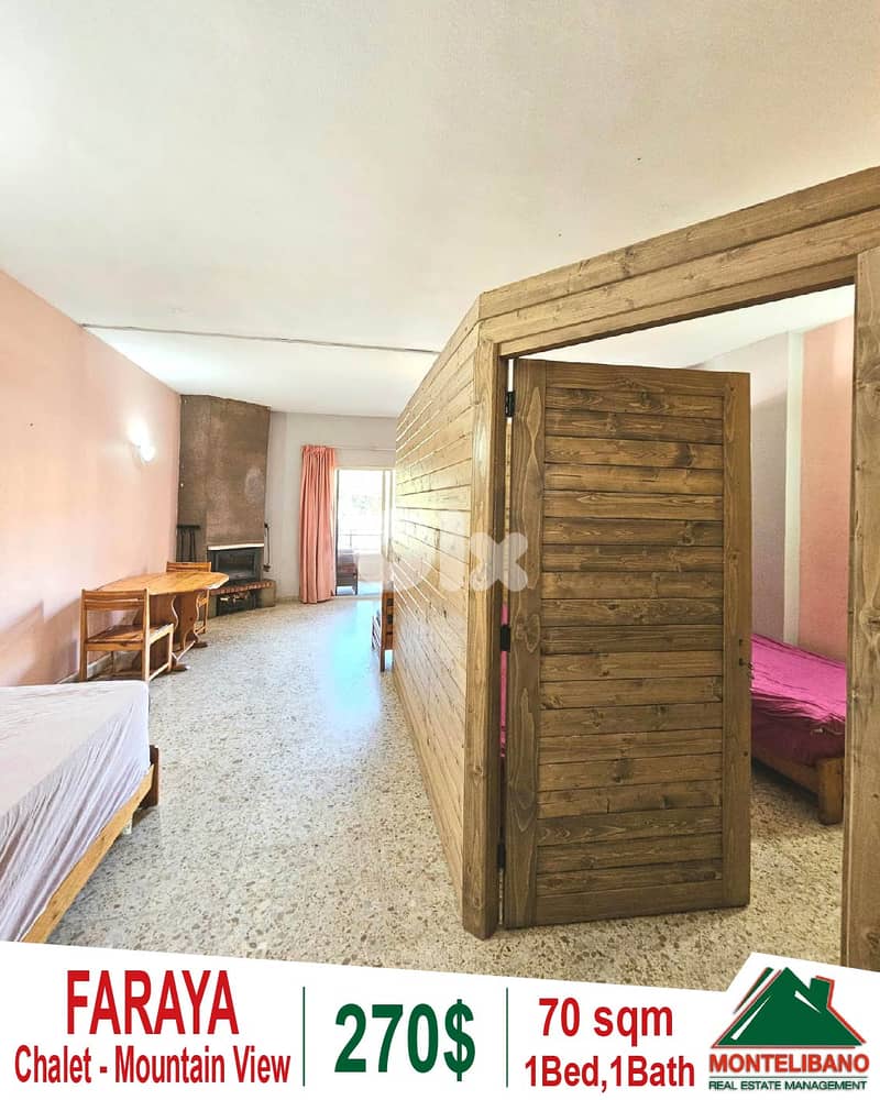 70 sqm Chalet For Rent in Faraya (فاريا) with Mountain View 2