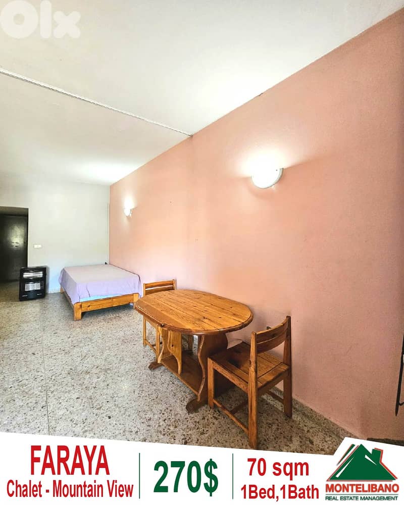 70 sqm Chalet For Rent in Faraya (فاريا) with Mountain View 3