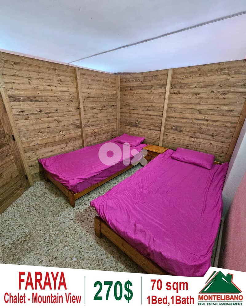 70 sqm Chalet For Rent in Faraya (فاريا) with Mountain View 4