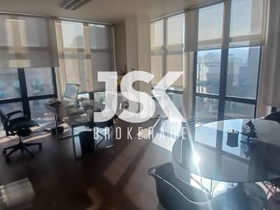 L20088 - A 210 SQM Office With Open View For Rent in Sin El Fil