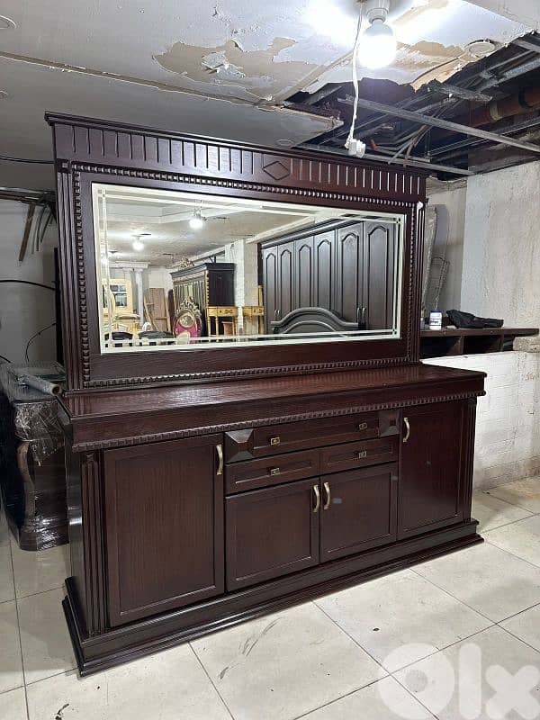 اوضة سفرة ملكية خشب زان ولاتي ملبسة قشر زان 10